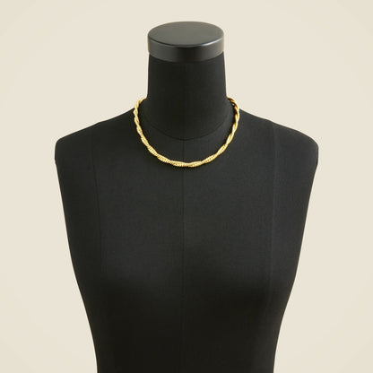 Women Long twist-chain necklace - J.Crew