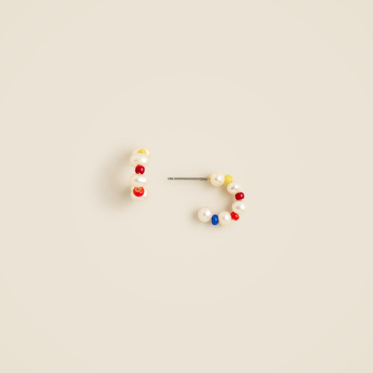 Women Freshwater pearl and bead earrings - J.Crew