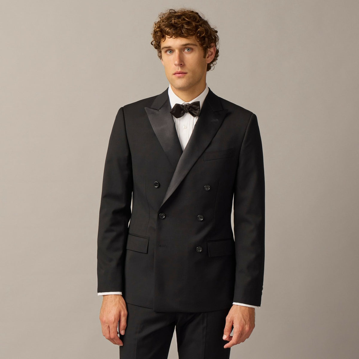 Men Ludlow Slim-fit double-breasted tuxedo jacket in Italian wool - J.Crew