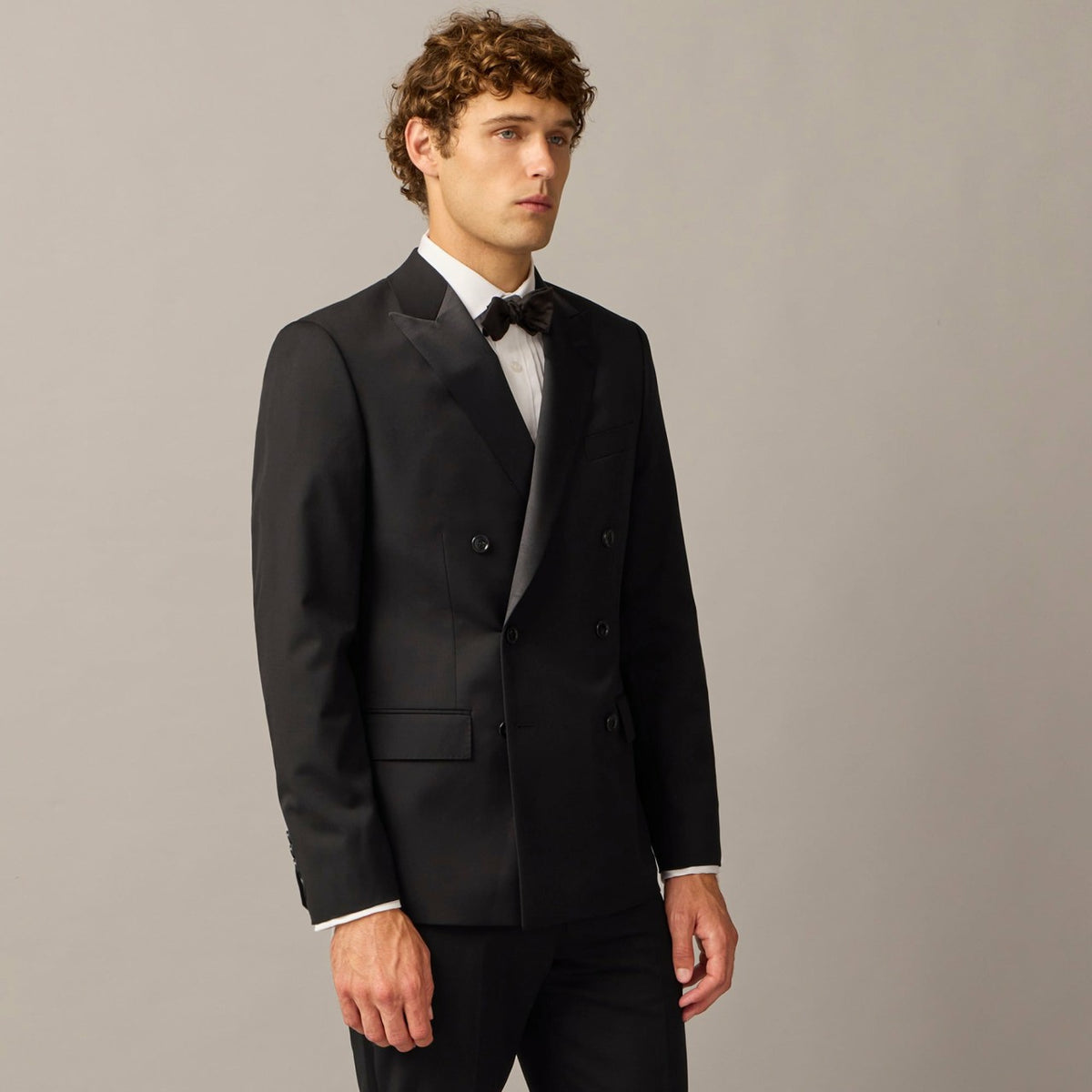 Men Ludlow Slim-fit double-breasted tuxedo jacket in Italian wool - J.Crew