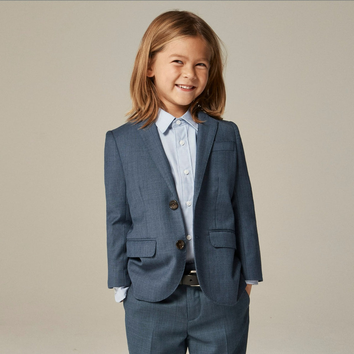 Kids Boys' Ludlow suit jacket in stretch worsted wool blend - J.Crew