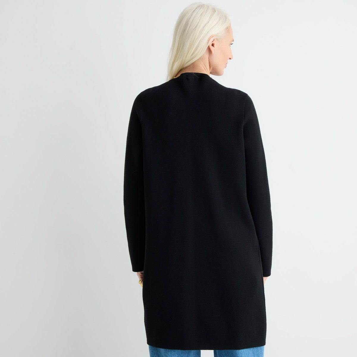 Women Juliette collarless sweater-blazer - J.Crew