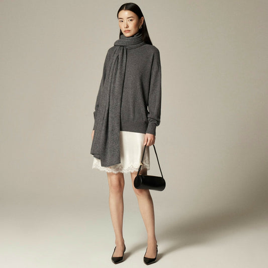 Women Oversized cashmere wrap - J.Crew