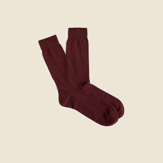 Men Ribbed dress socks - J.Crew