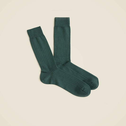 Men Ribbed dress socks - J.Crew