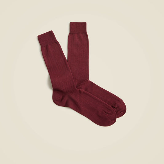 Men Ribbed dress socks - J.Crew