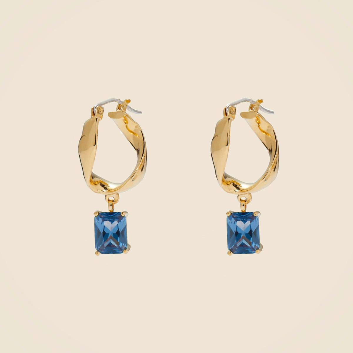 Women Lady Grey infinity hoops - J.Crew